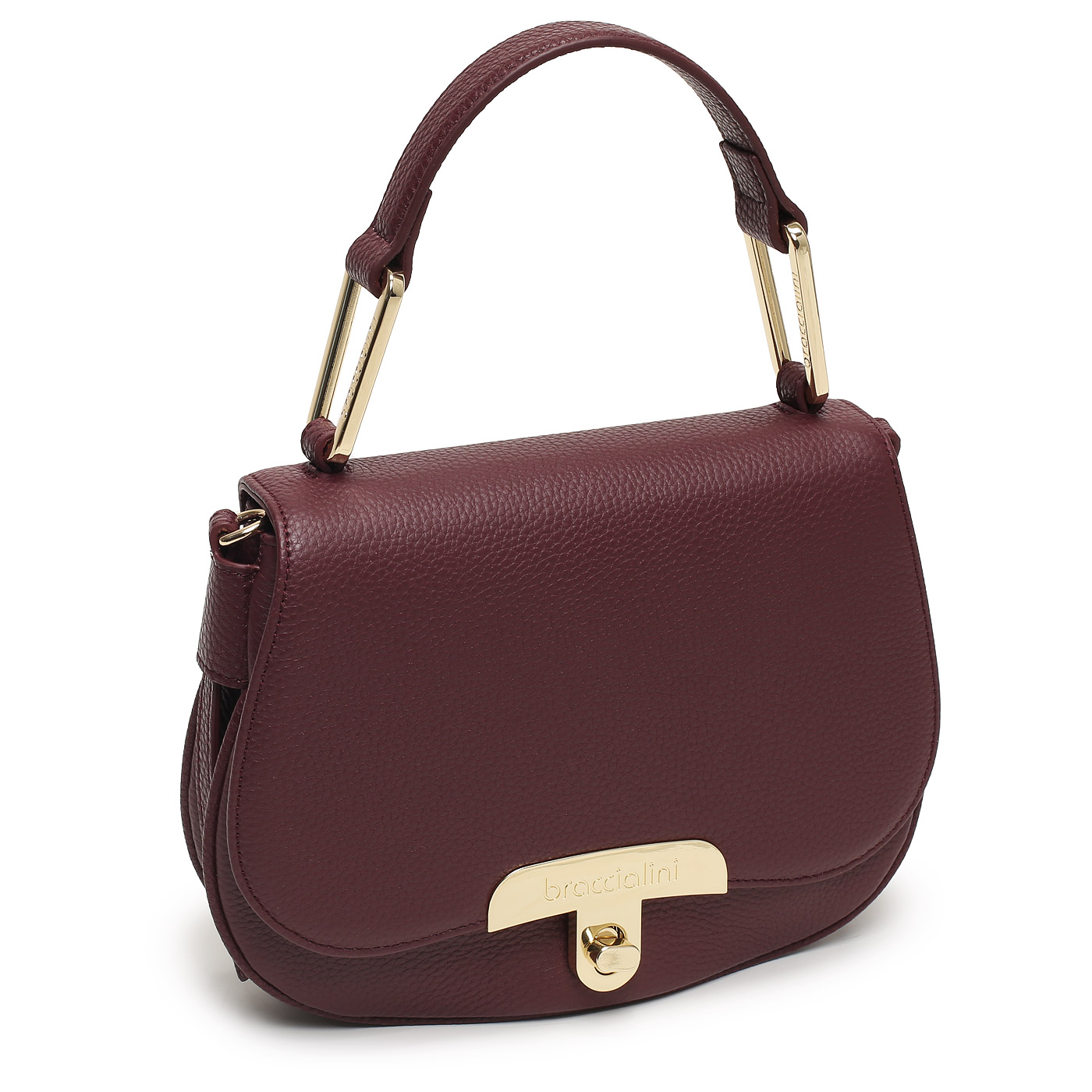Кожаная сумка Braccialini Michelle