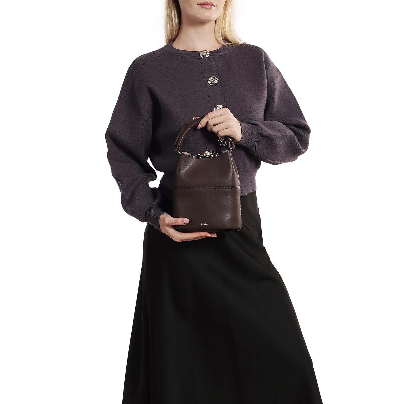 Кожаная сумка Furla Sfera