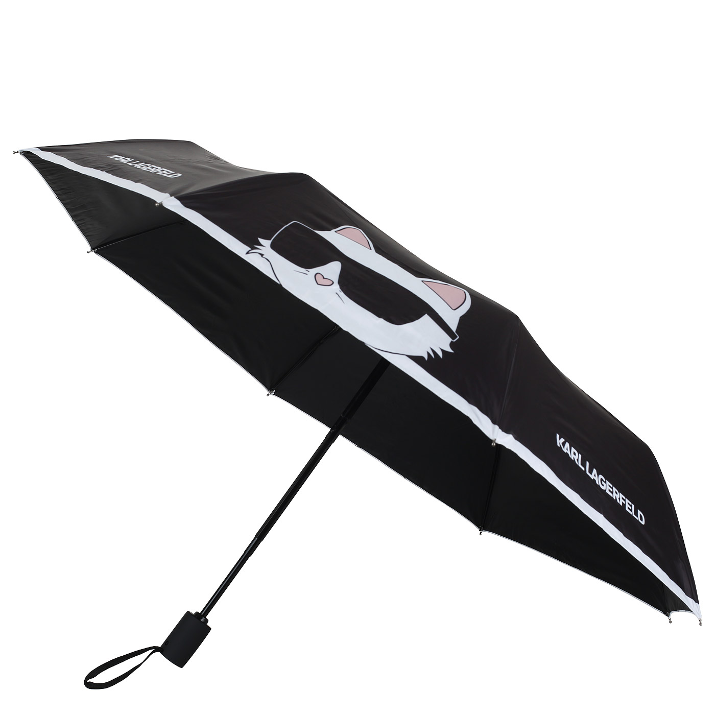 Зонт в три сложения Karl Lagerfeld Ikonik 2.0