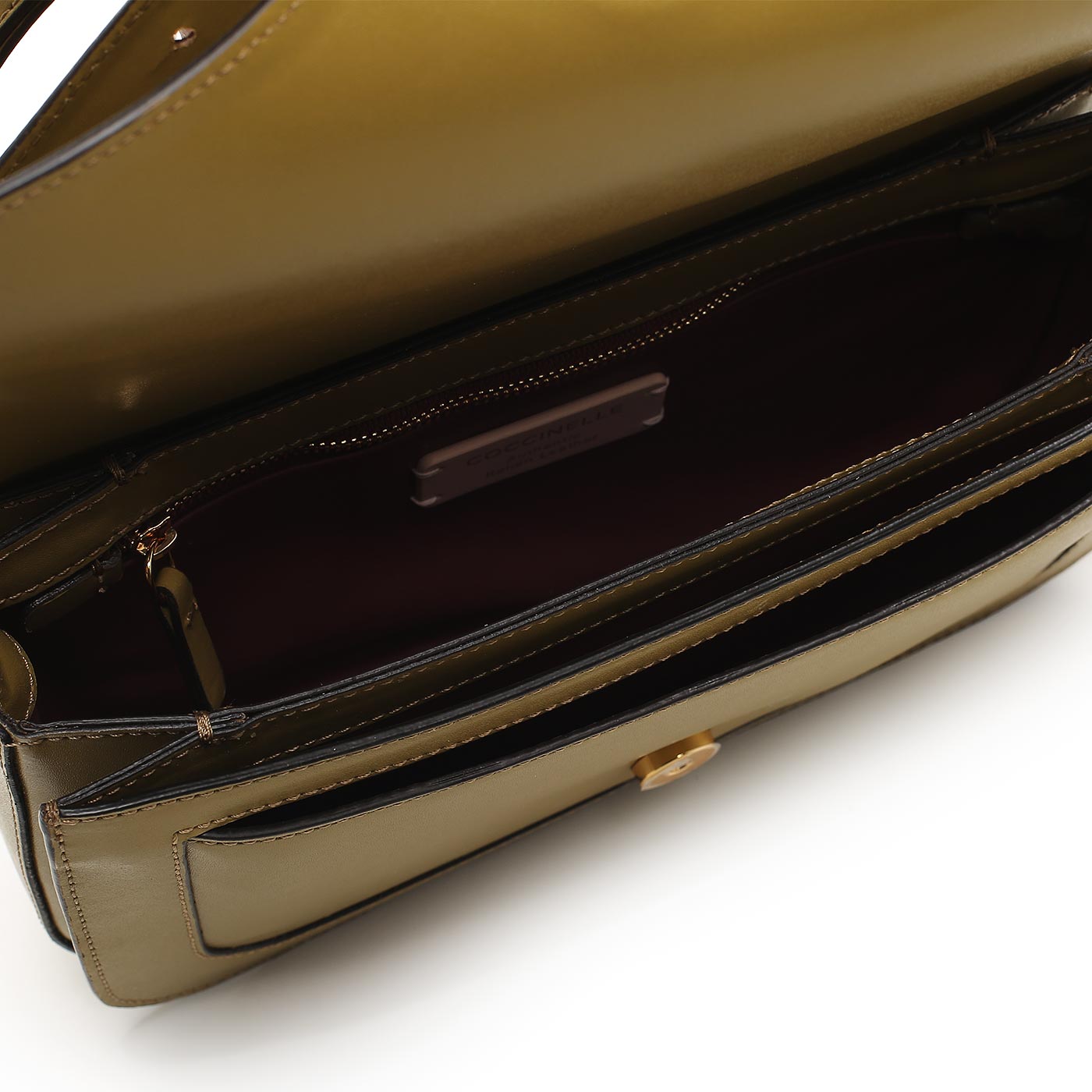 Кожаная сумка Coccinelle Coccinelle C-Me Calf and Marb