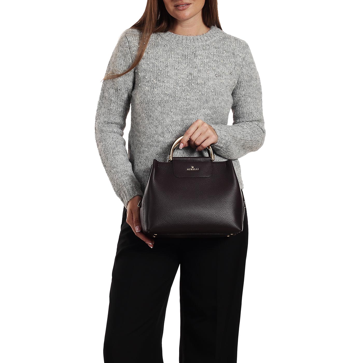 Кожаная сумка Aurelli Soft