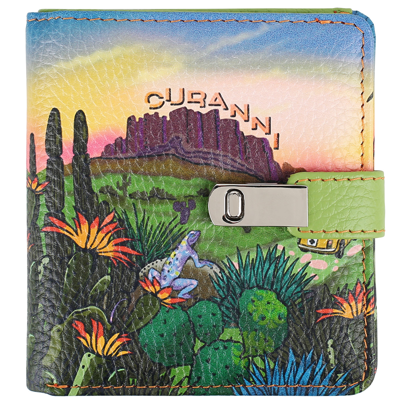 Curanni Портмоне складное с принтом