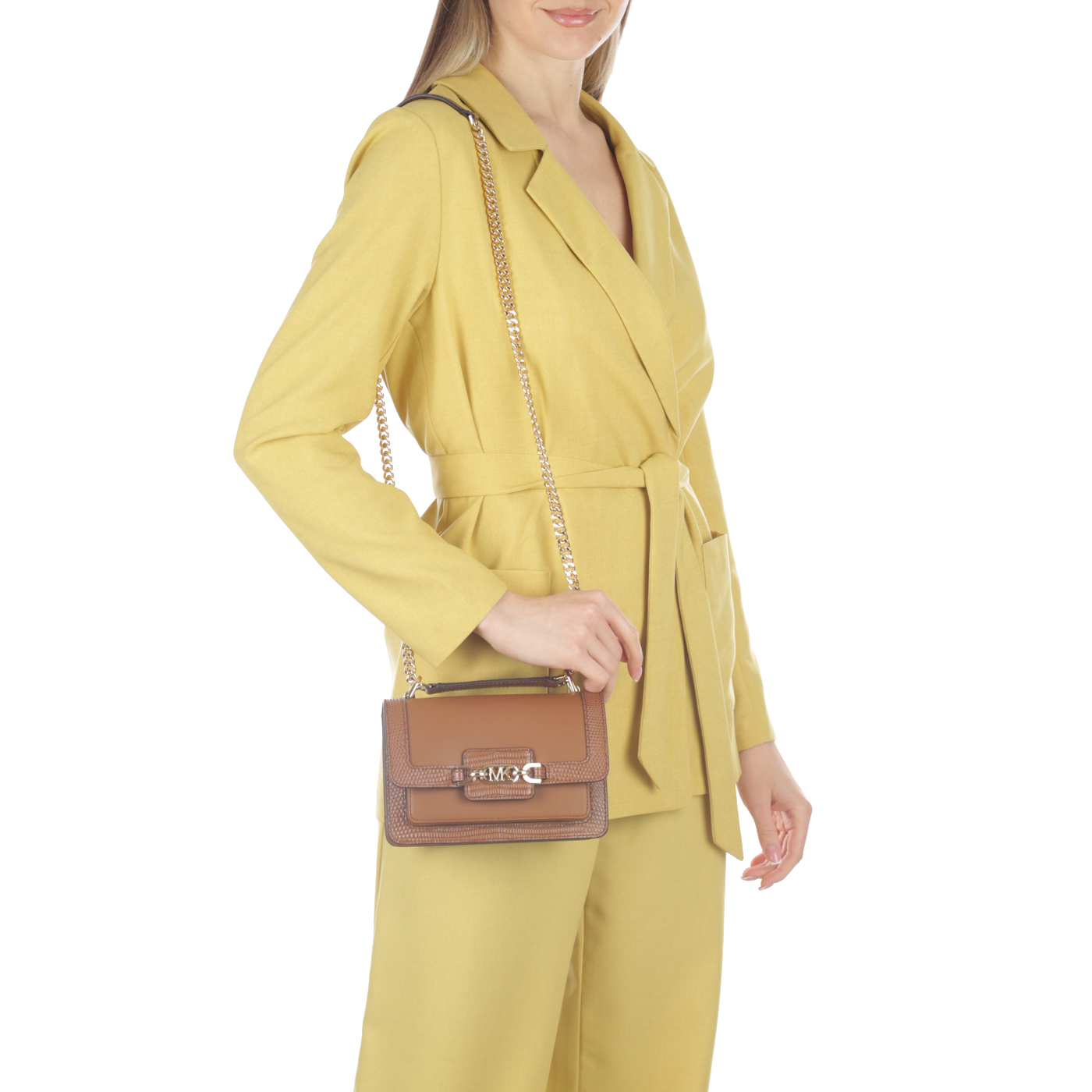 Сумка с ручками-цепочками Michael Kors Heather