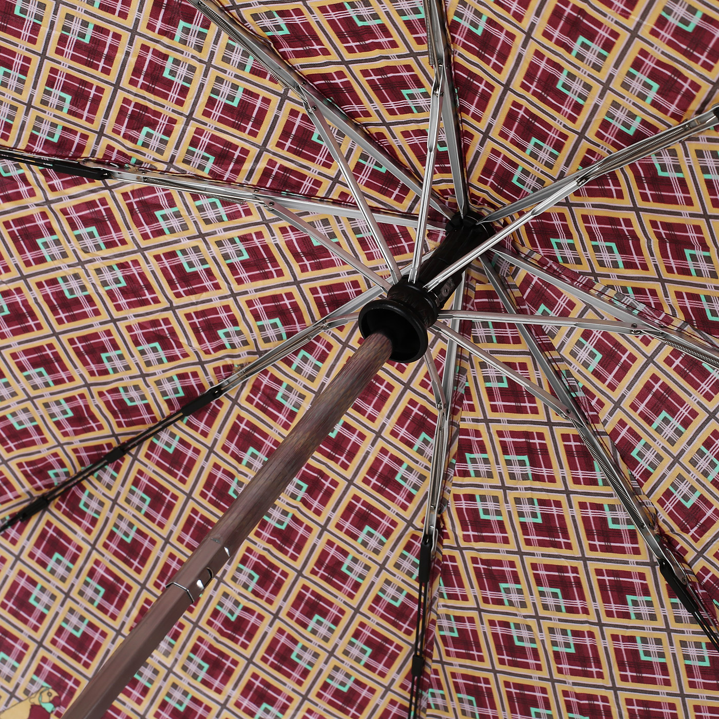 Складной зонт в клетку Henry Backer 