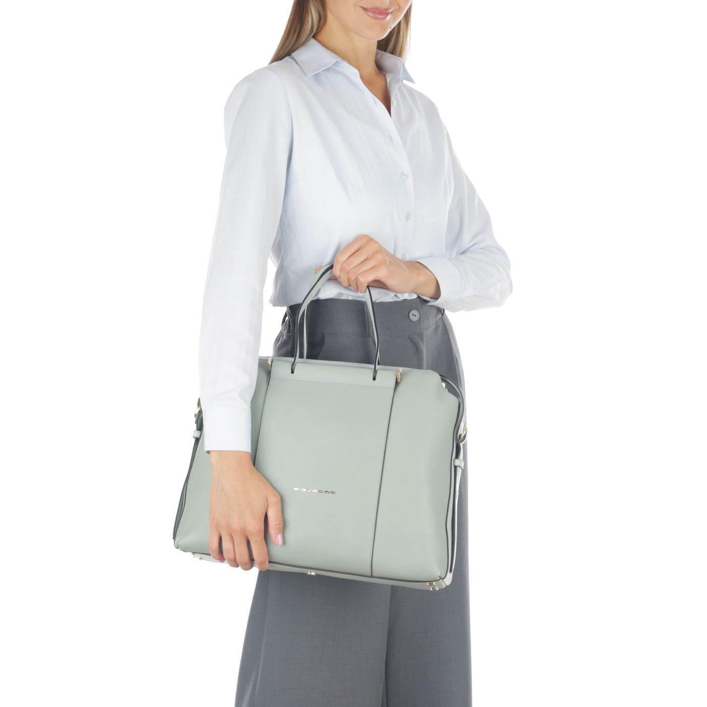 Кожаная сумка для ноутбука Piquadro Circle