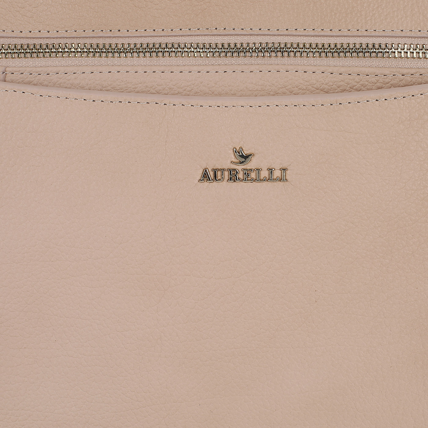Розово-бежевая сумка Aurelli 