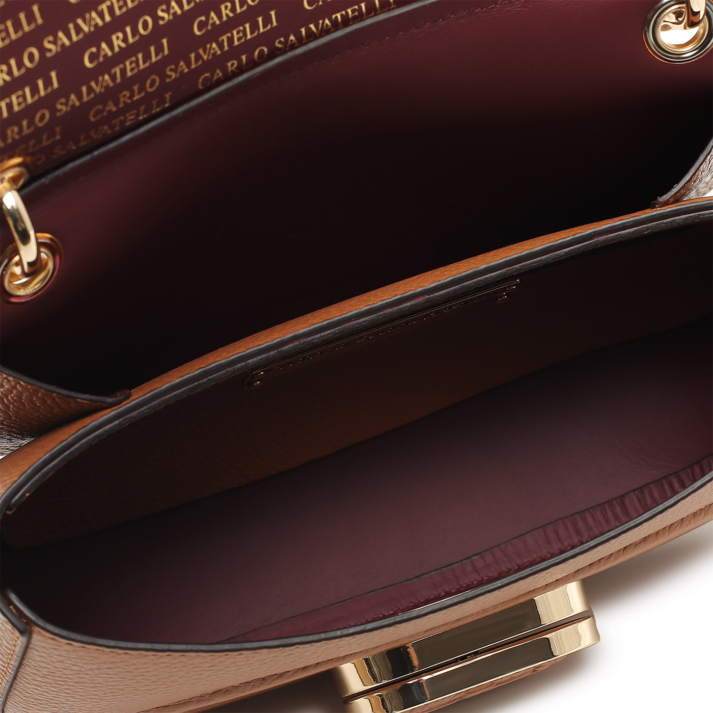 Кожаная сумка Carlo Salvatelli Madeleine gemma