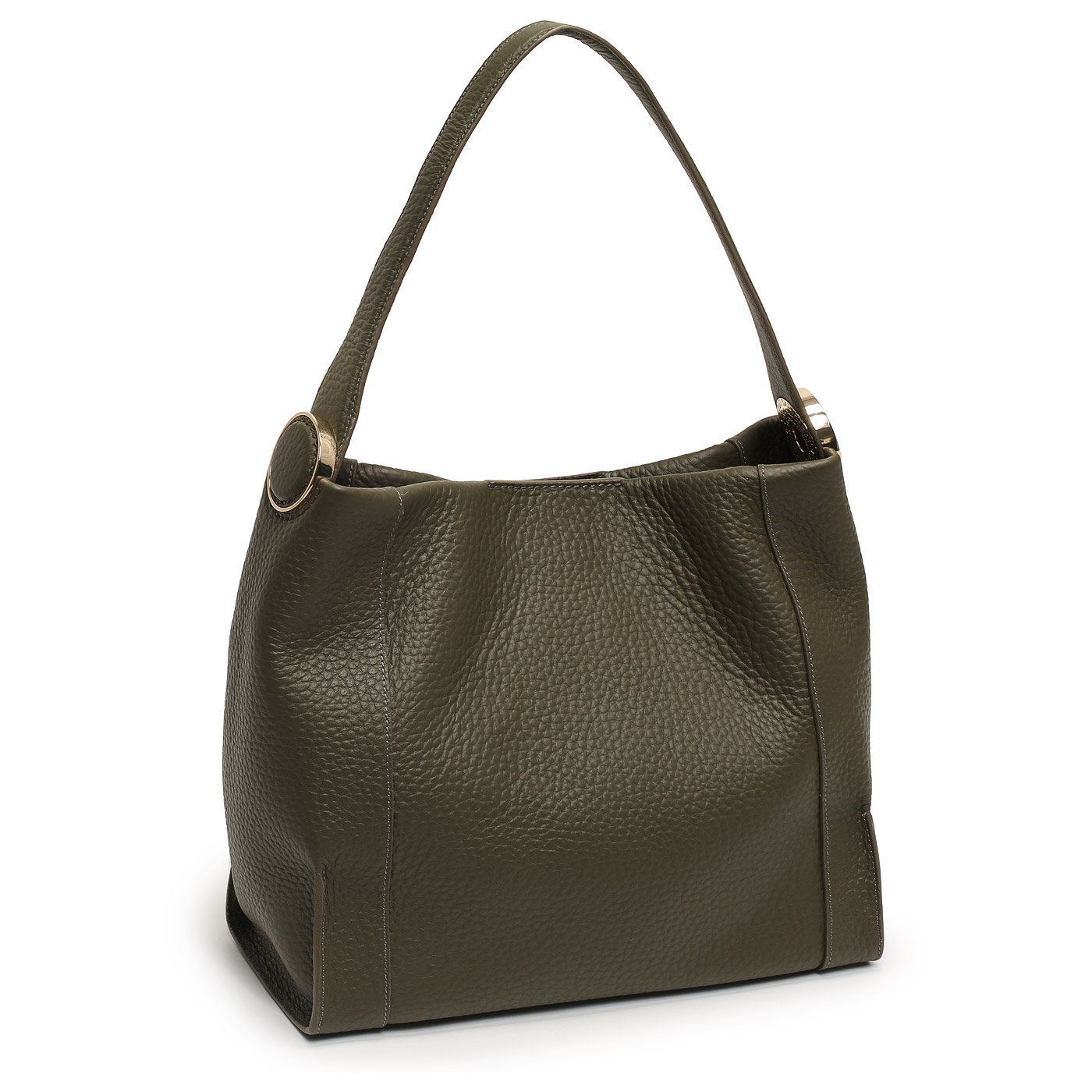 Кожаная сумка Carlo Salvatelli Double