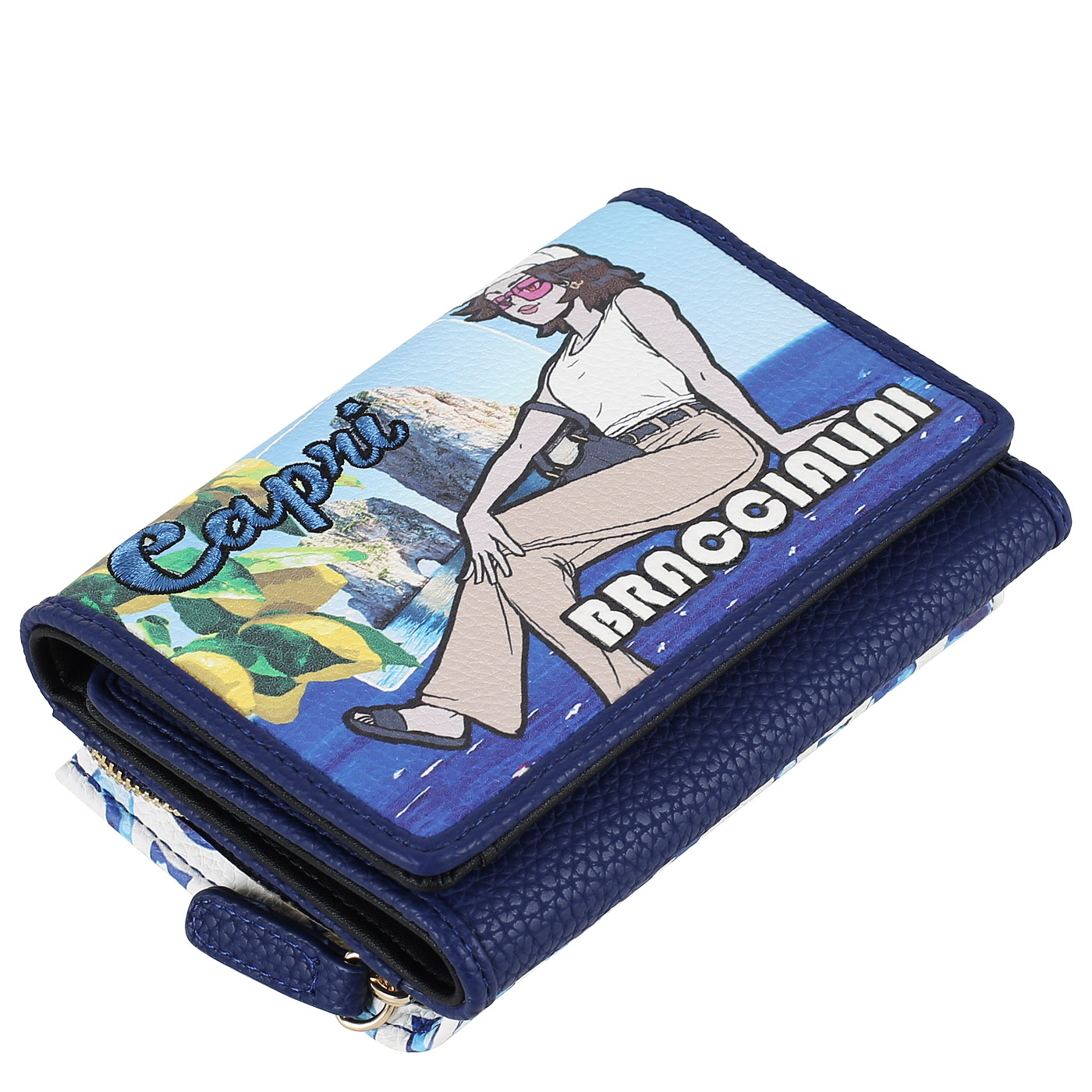 Портмоне складное Braccialini Cartoline