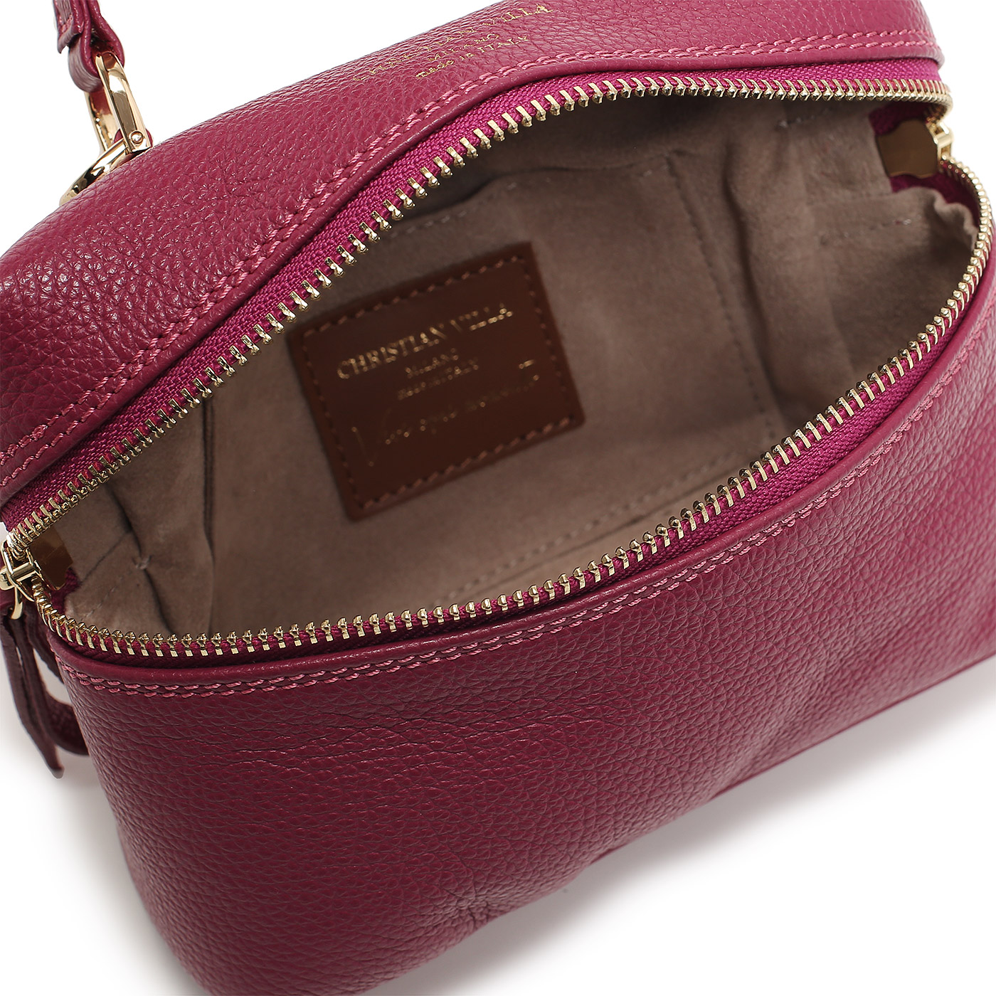 Кожаная сумка Christian Villa Peggy