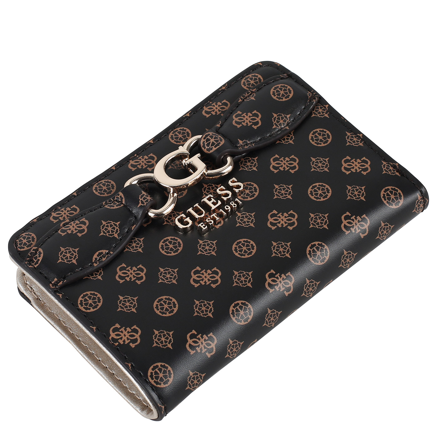 Кошелек-визитница на кнопке Guess Arlena Logo