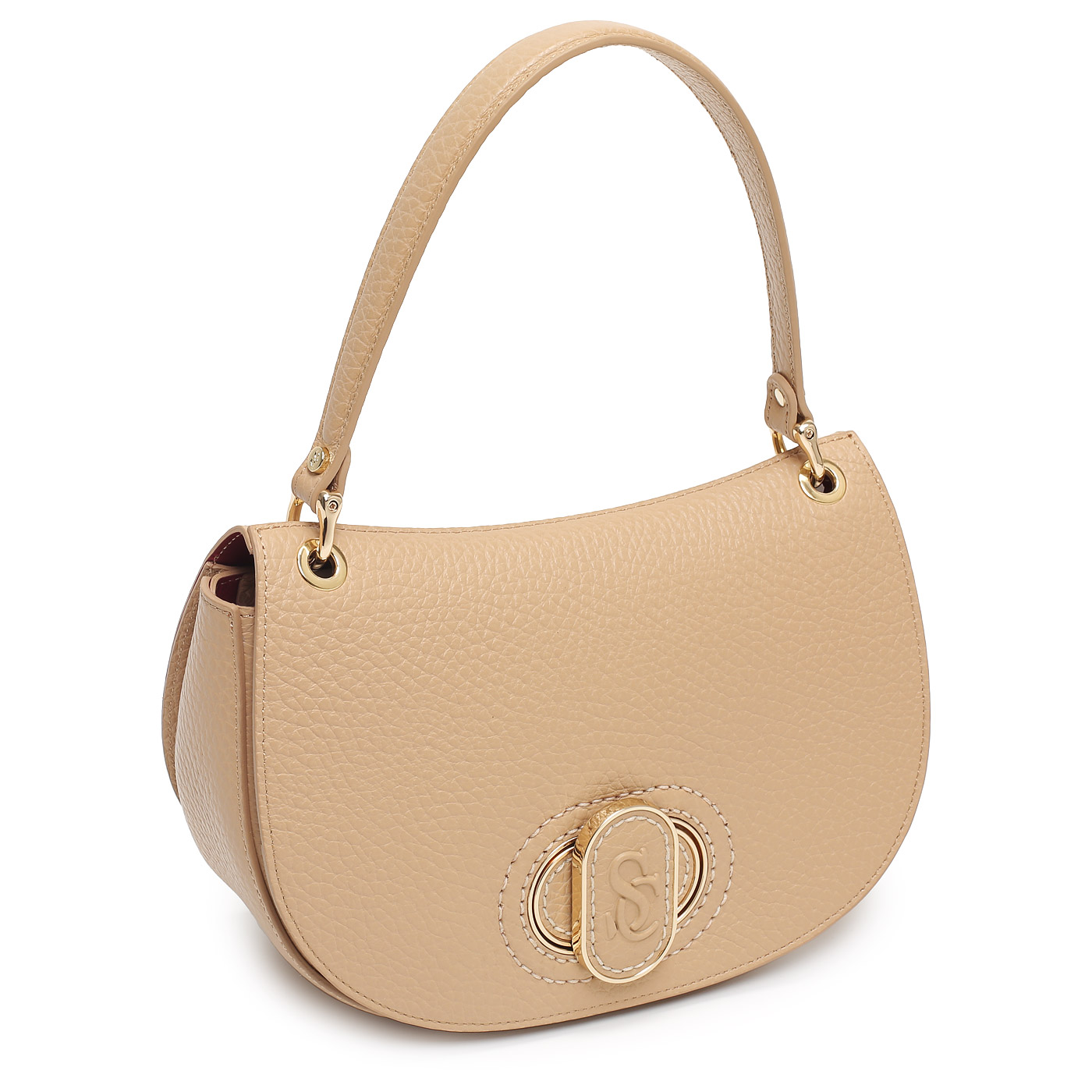 Кожаная сумка Carlo Salvatelli Madeleine cervino