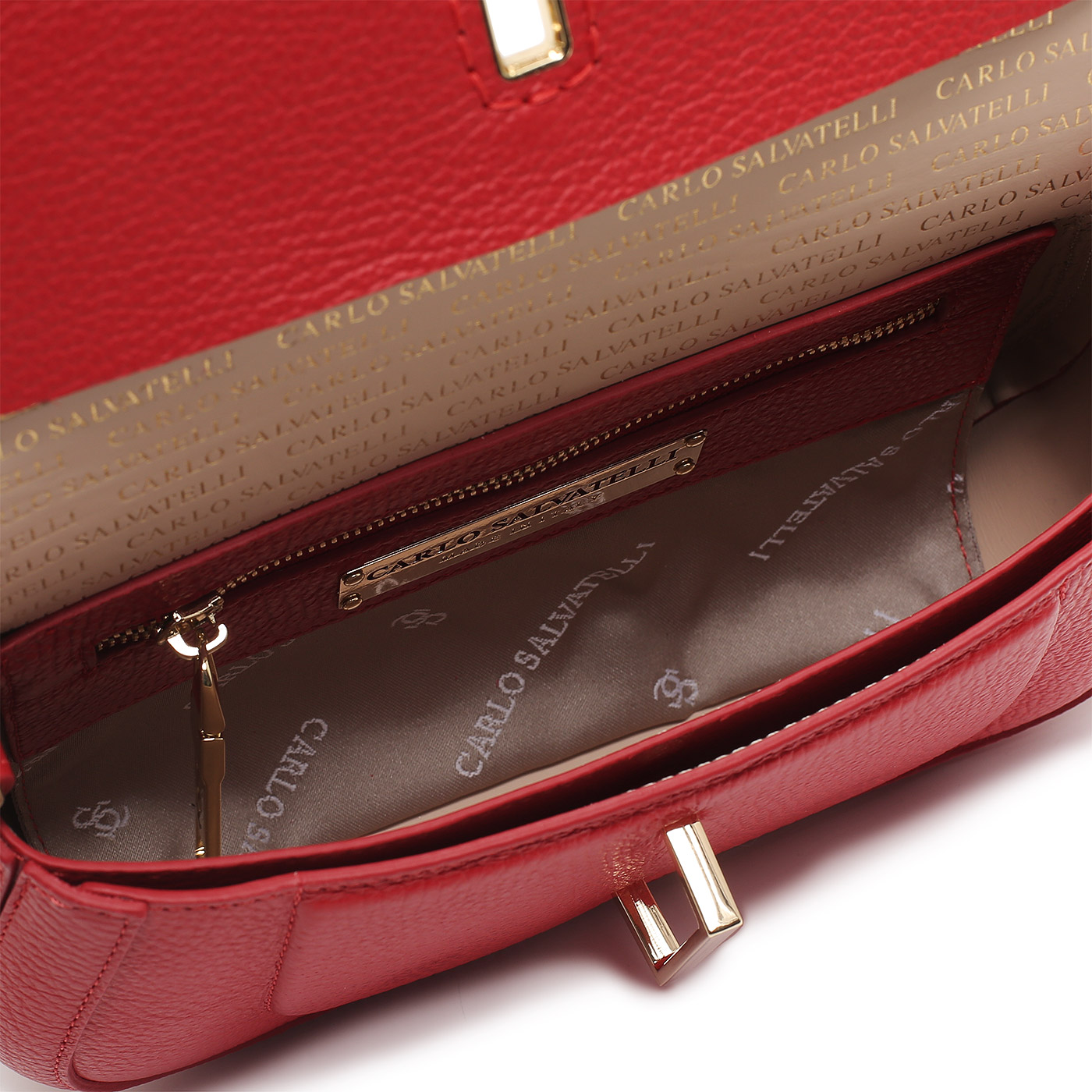 Кожаная сумка Carlo Salvatelli Ives gemma