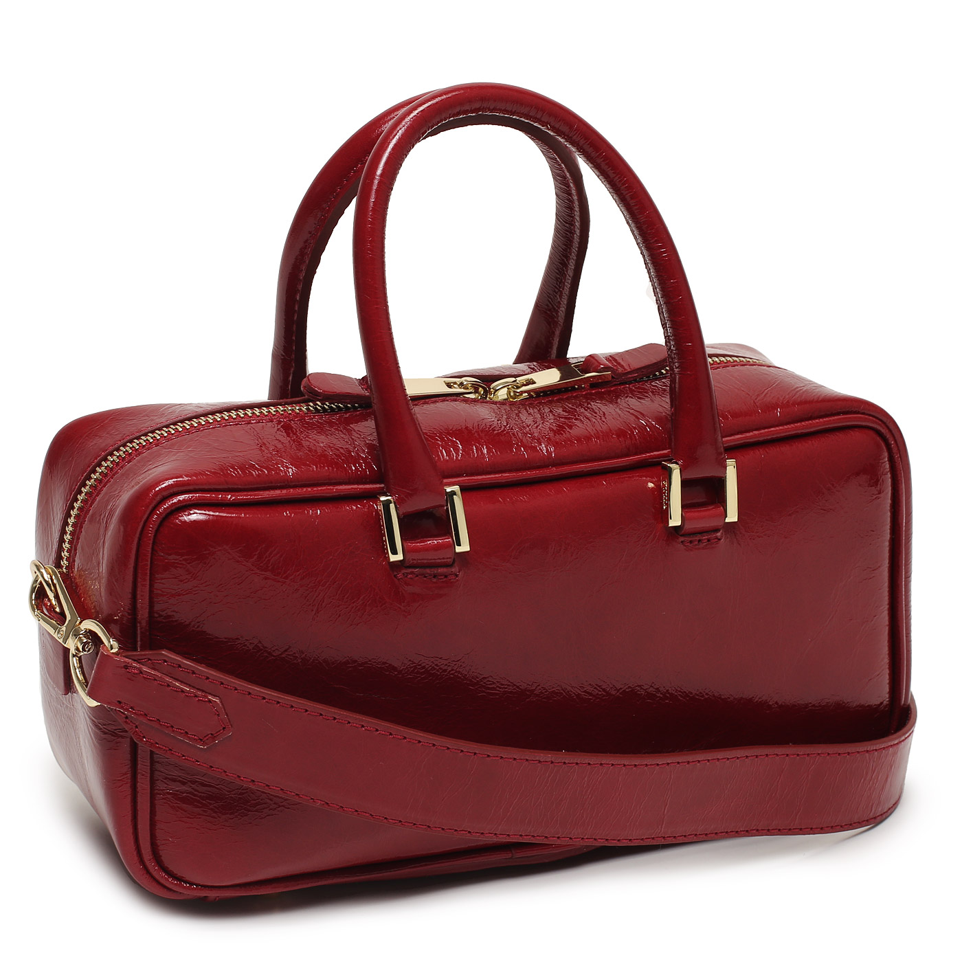 Кожаная сумка Christian Villa Athene Vernice