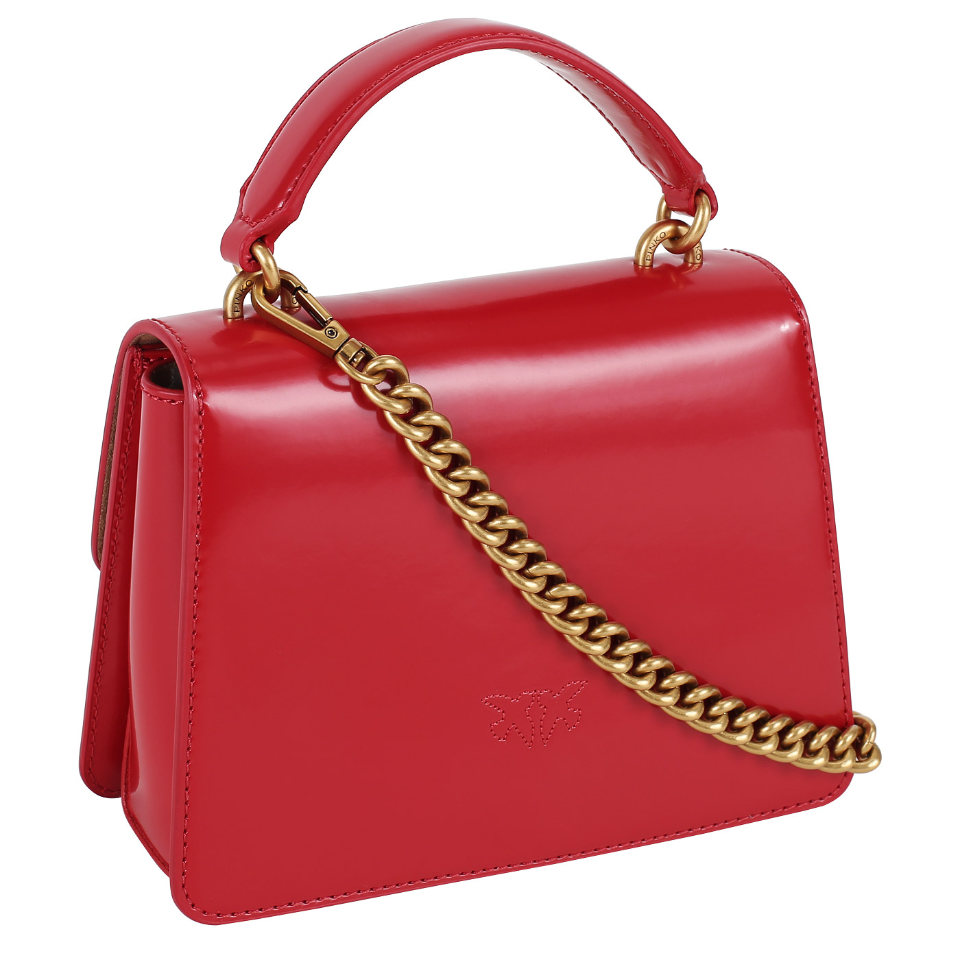 Кожаная сумка Pinko Love One