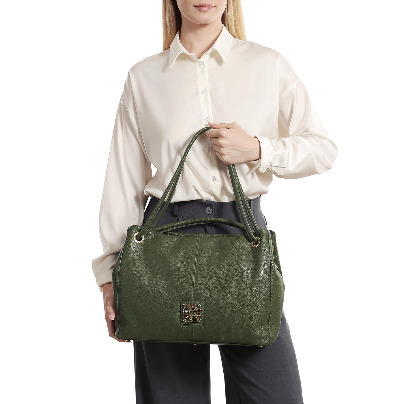 Кожаная сумка Sara Burglar Meghan Dollaro